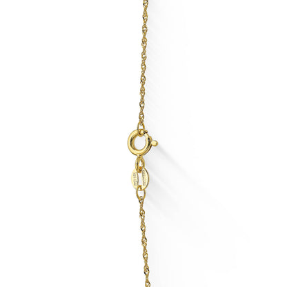 755714 - 14K Yellow Gold - 20" Singapore Chain, 1.1mm