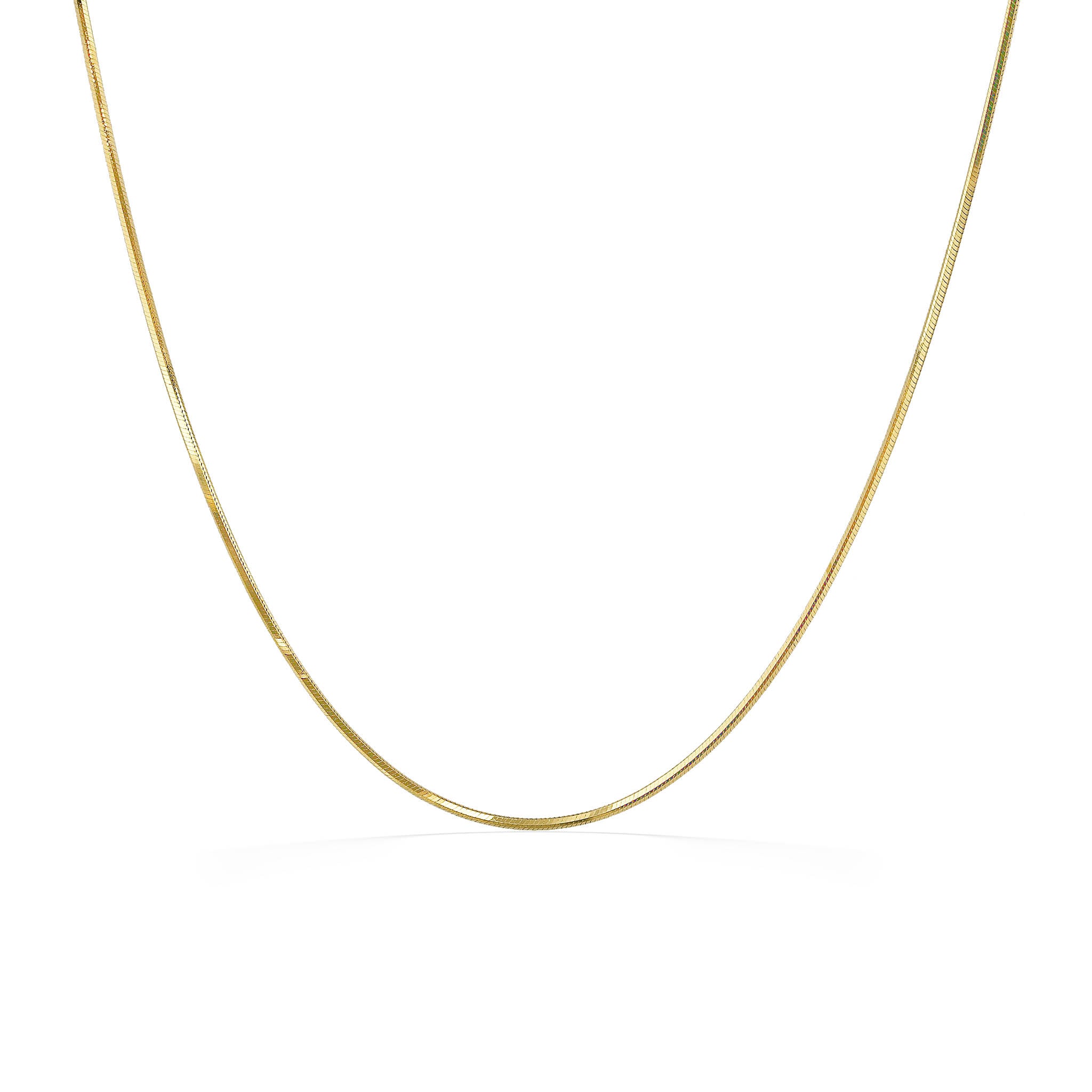 18 Diamond Cut Snake Chain 1.0mm Na Hoku