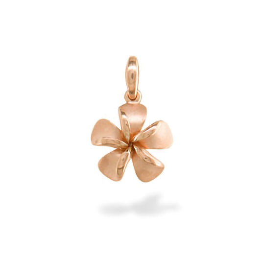 19761 - 14K Rose Gold - Plumeria Pendant