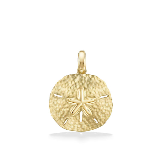 19202 - 14K Yellow Gold - Sand Dollar Charm