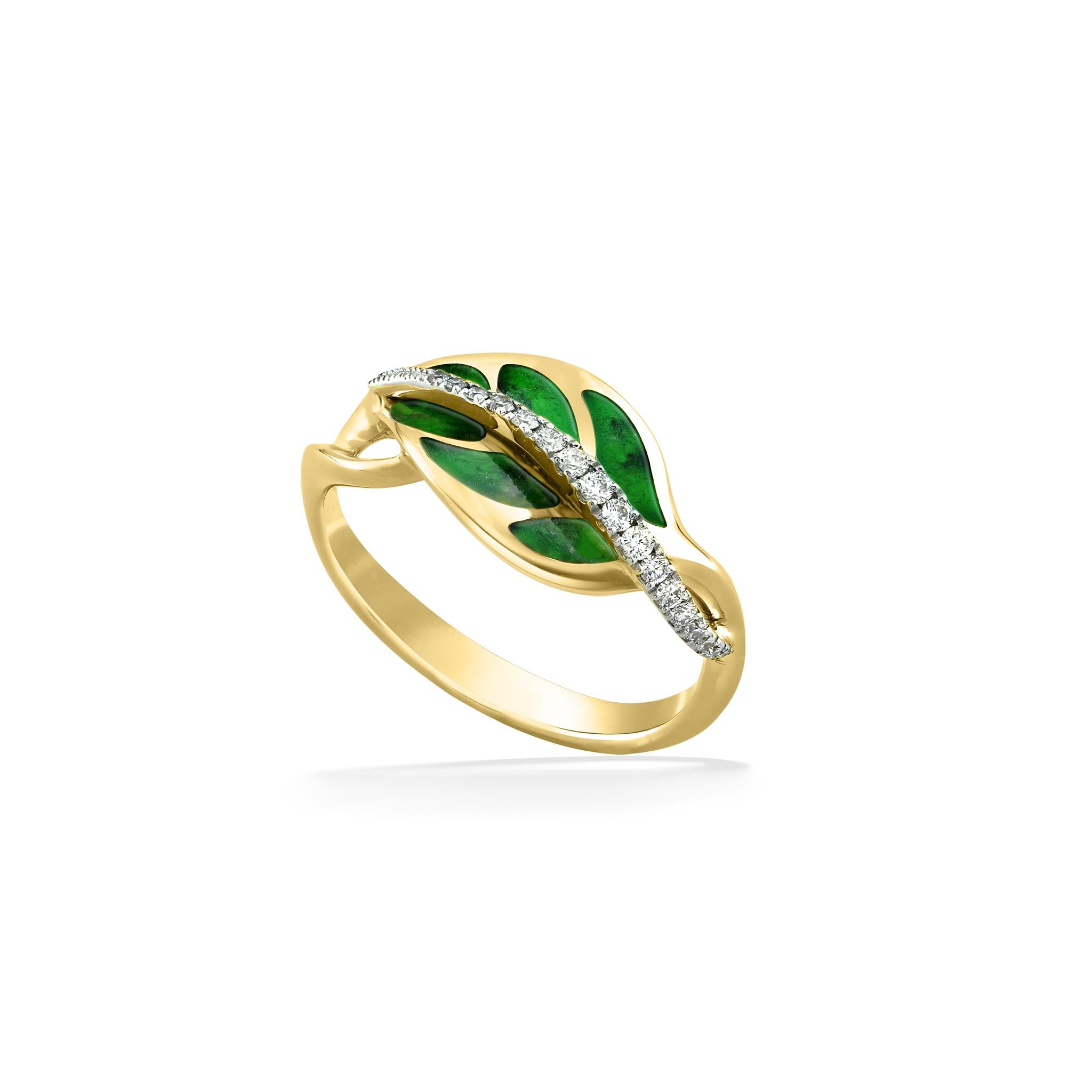 Maile on sale leaf ring