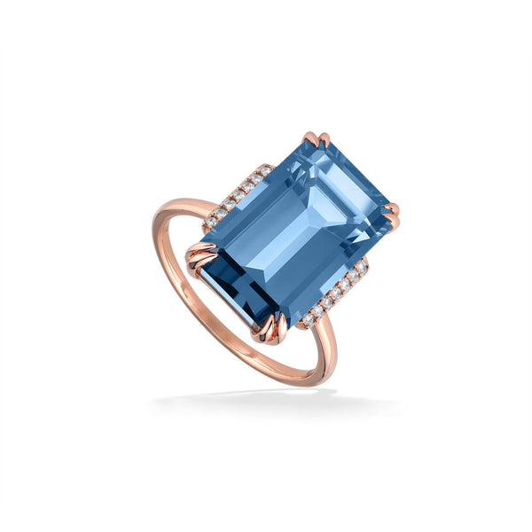 Effy London Blue Topaz Ring Na Hoku