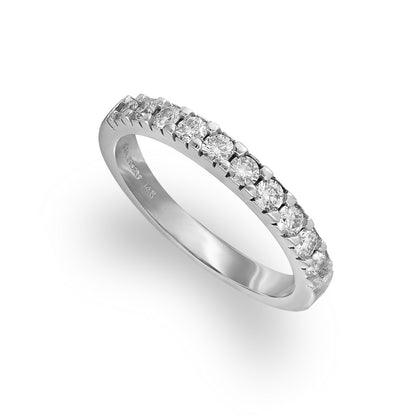 44059 - 14K White Gold - Diamond Band