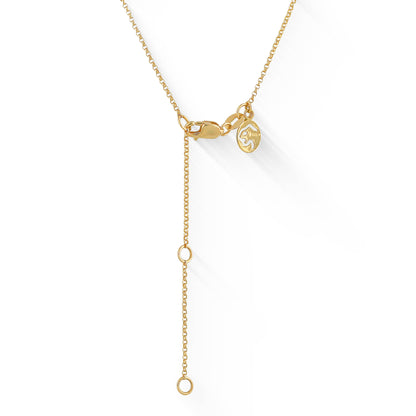 773034 - 14K Yellow Gold - Effy Aloha Diamond Necklace