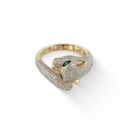 890945 - 14K Yellow Gold - Effy Panther Ring