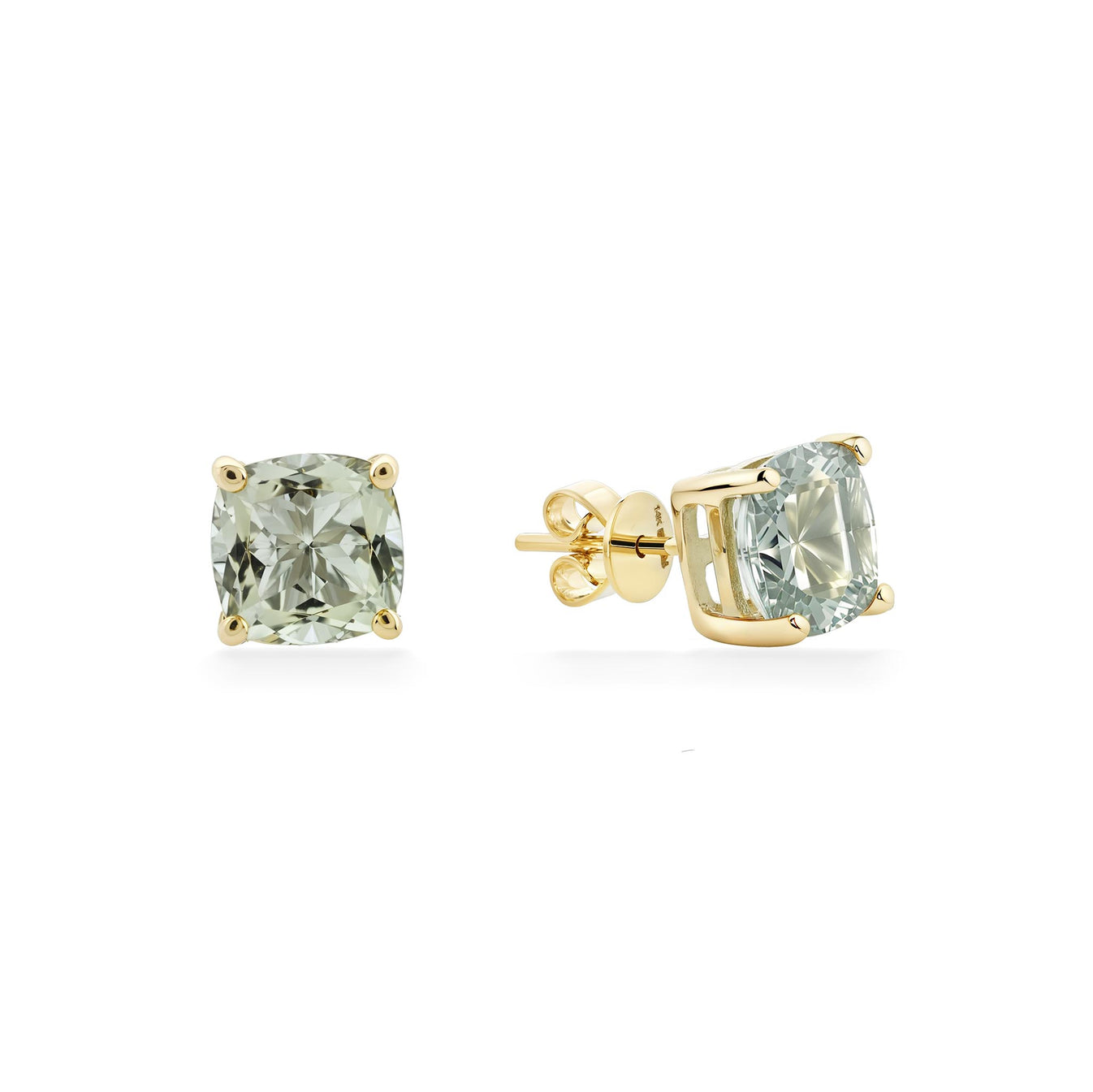 Effy Checkerboard Prasiolite Stud Earrings – Na Hoku