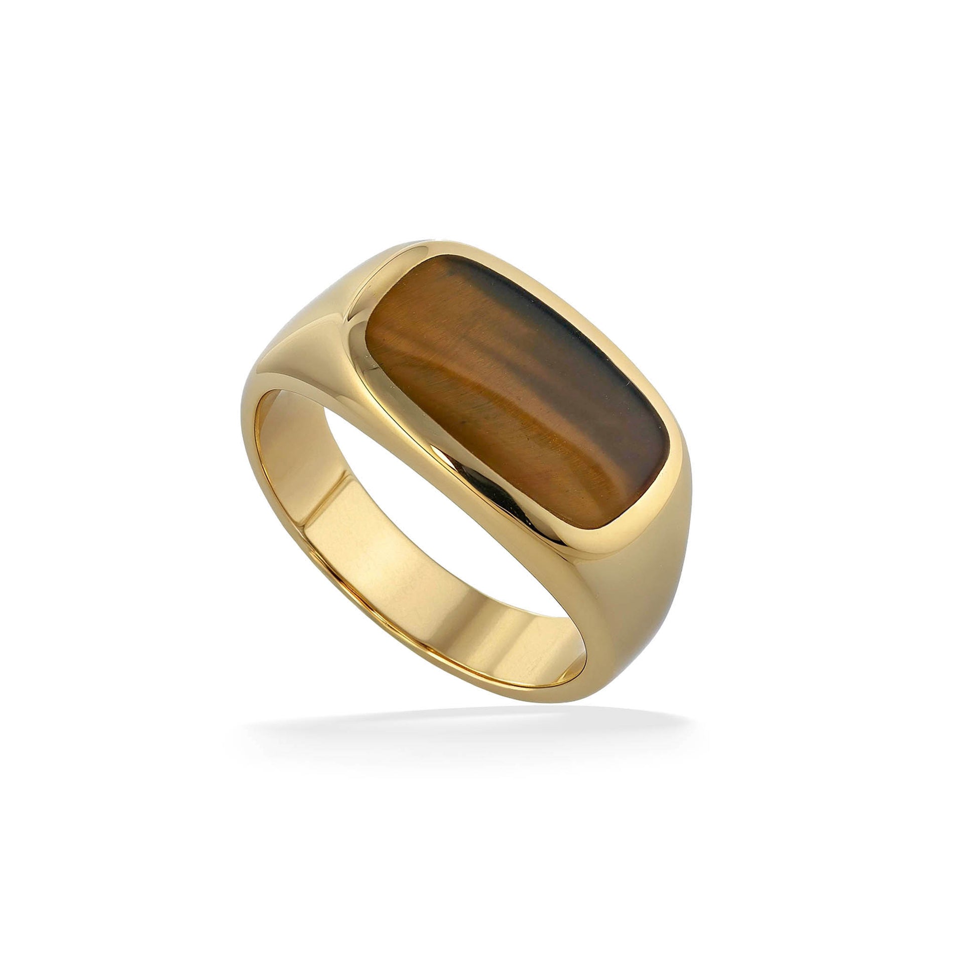 773248 - 14K Yellow Gold - Kabana Tiger's Eye Ring 