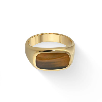 773248 - 14K Yellow Gold - Kabana Tiger's Eye Ring 