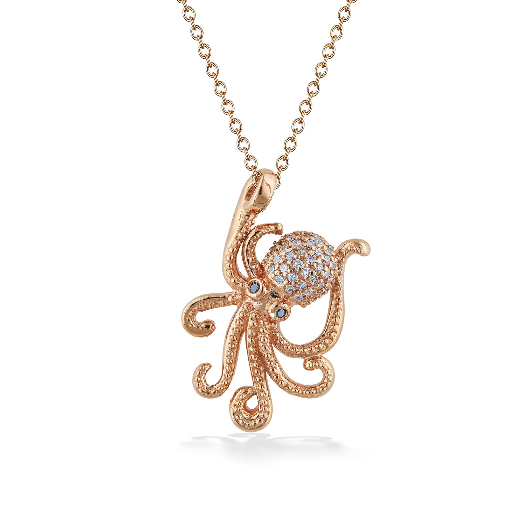 Diamond octopus outlet pendant