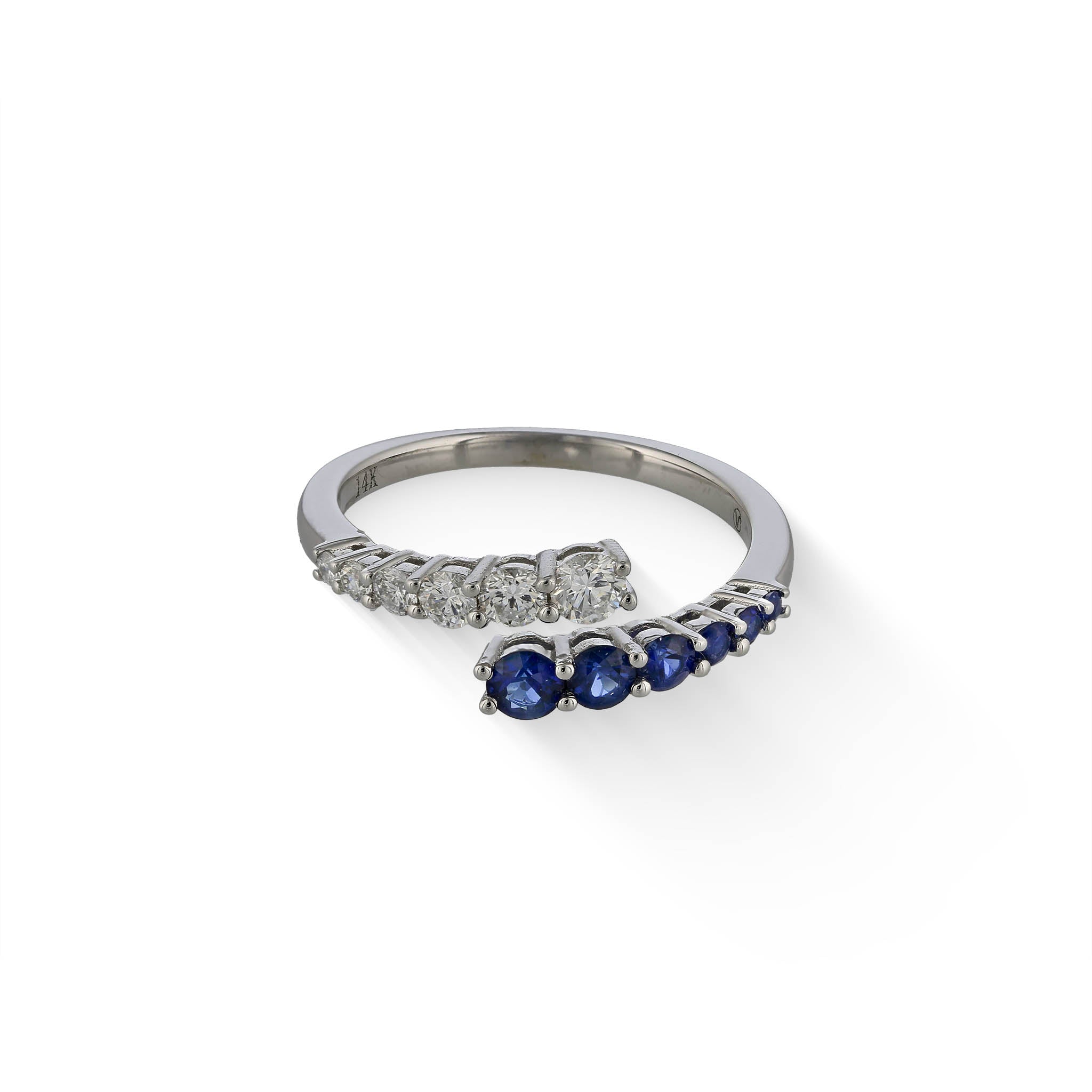 Blue stone clearance eternity ring