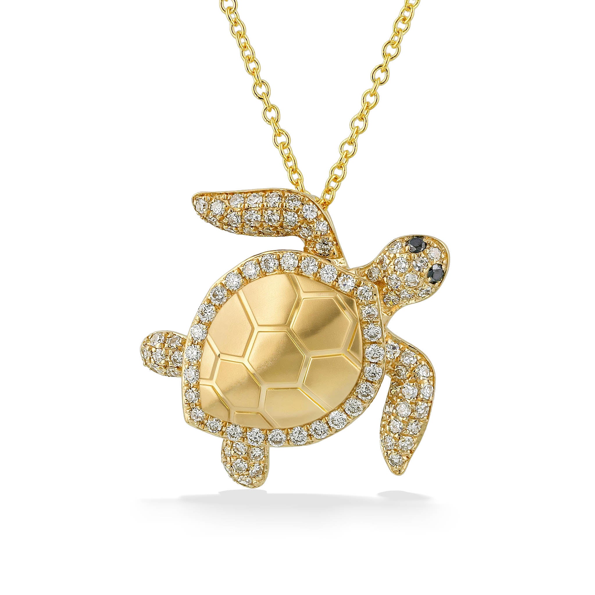 Effy Large Sea Turtle Pendant – Na Hoku