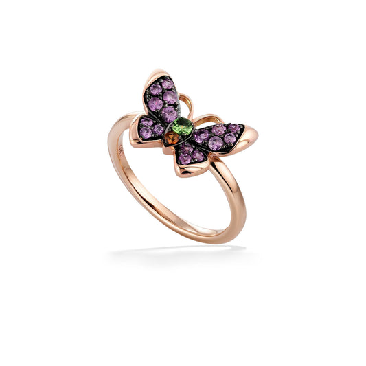 773503 - 14K Rose Gold - Le Vian Aloha Collection Butterfly Ring