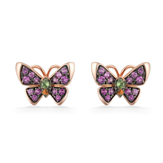 773504 - 14K Rose Gold - Le Vian Aloha Collection  Butterfly Stud Earrings