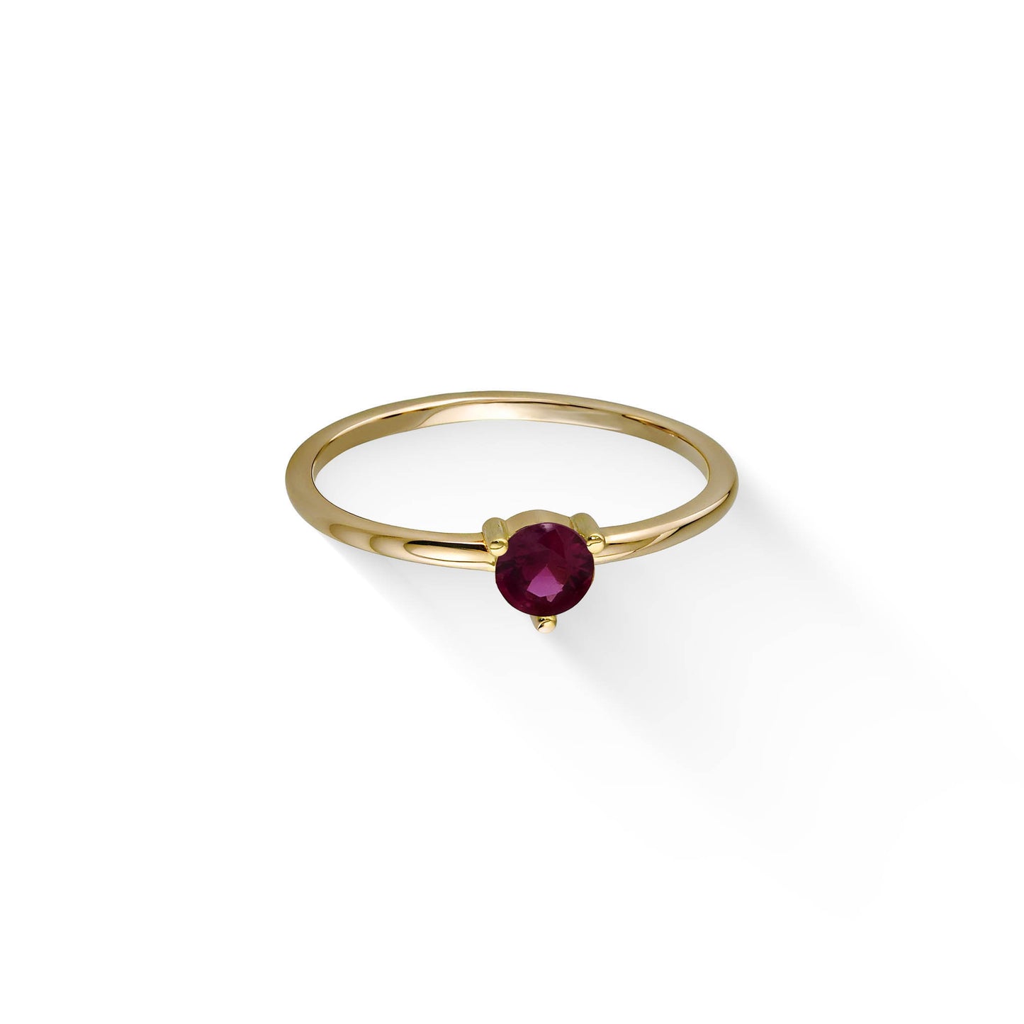 44791 - 14K Yellow Gold - Celestial Ruby Ring