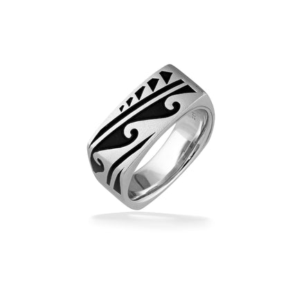 44855 - Sterling Silver - Ocean Kai Ring, Size 9