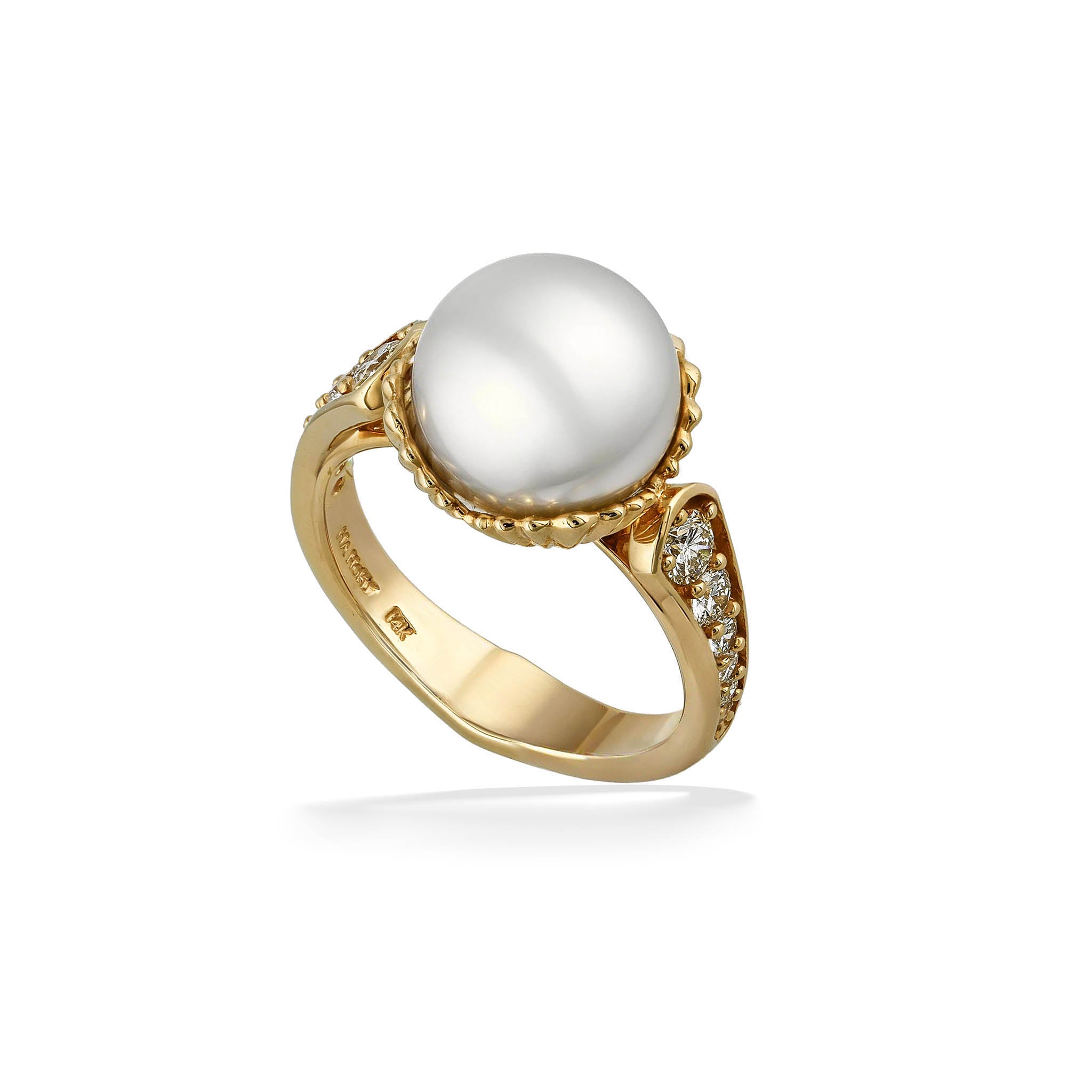 White South Sea Pearl Shell Ring – Na Hoku