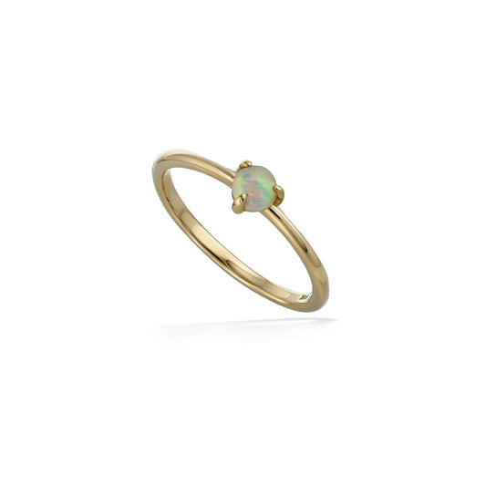 45078 - 14K Yellow Gold - Celestial Opal Ring