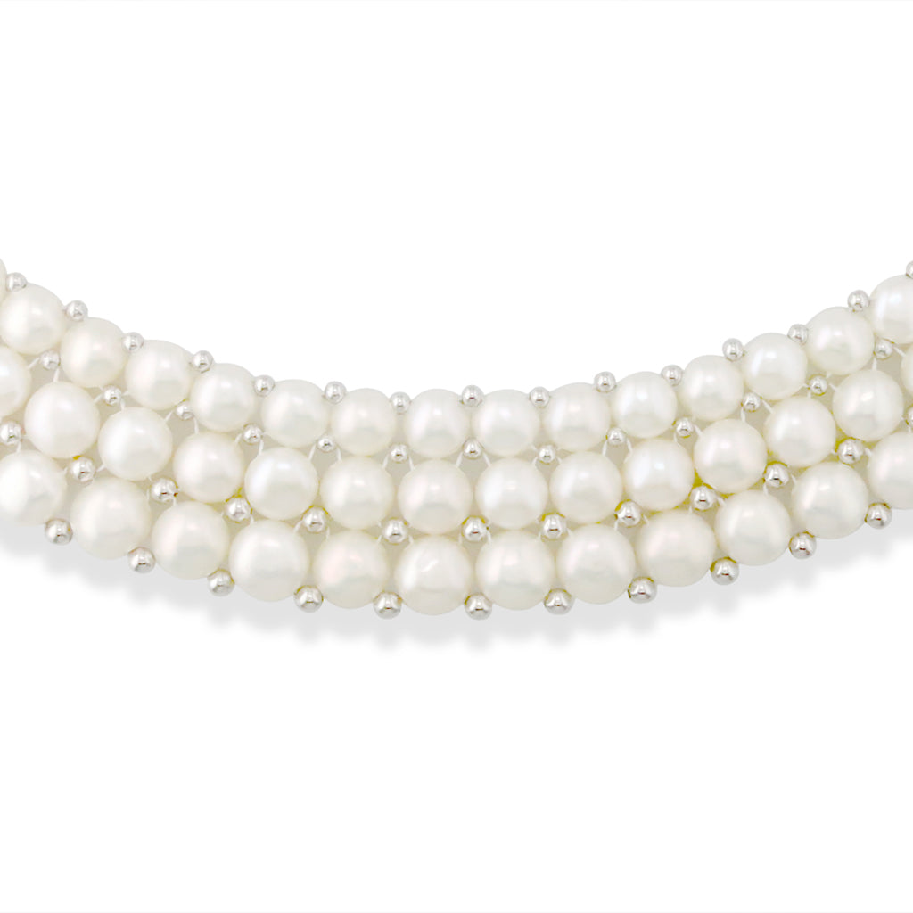 Freshwater Pearl Collar Necklace – LOHO BRIDE