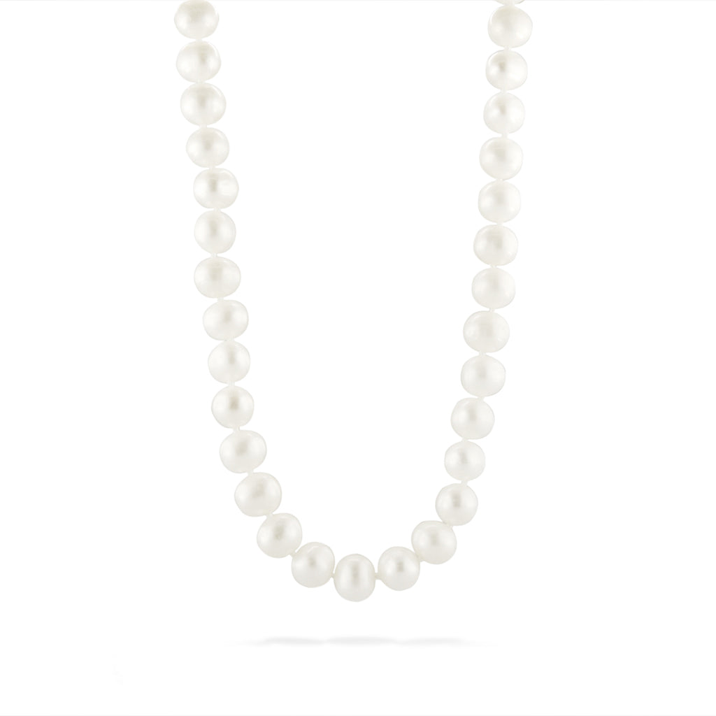 Moschino pearl-embellished choker - White