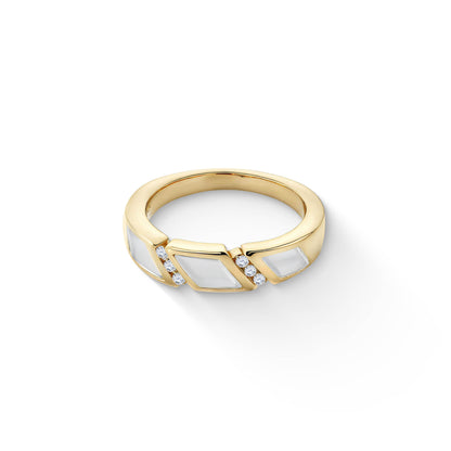 761776 - 14K Yellow Gold - Kabana Inlay Ring