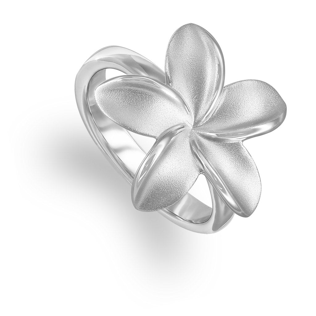 40527 - Sterling Silver - Plumeria Ring