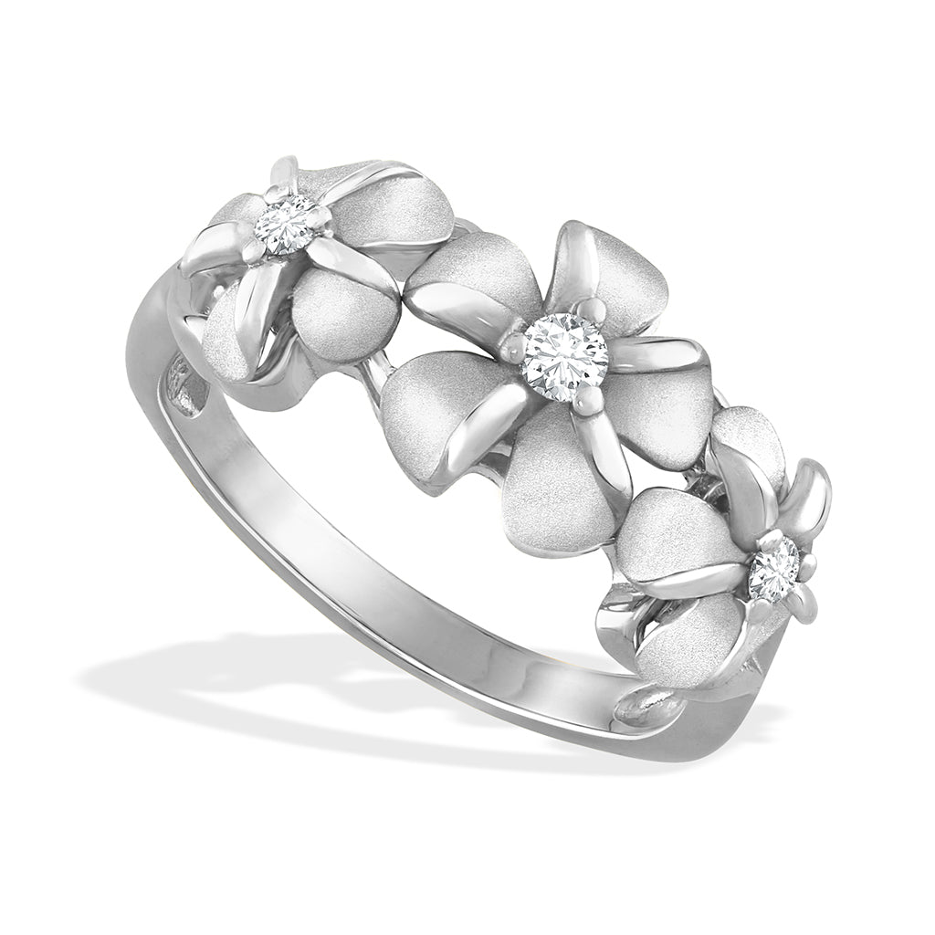 Plumeria on sale eternity ring