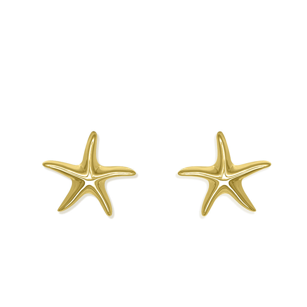 Alamea Gold Vermeil Starfish Earrings – BEACH TREASURES