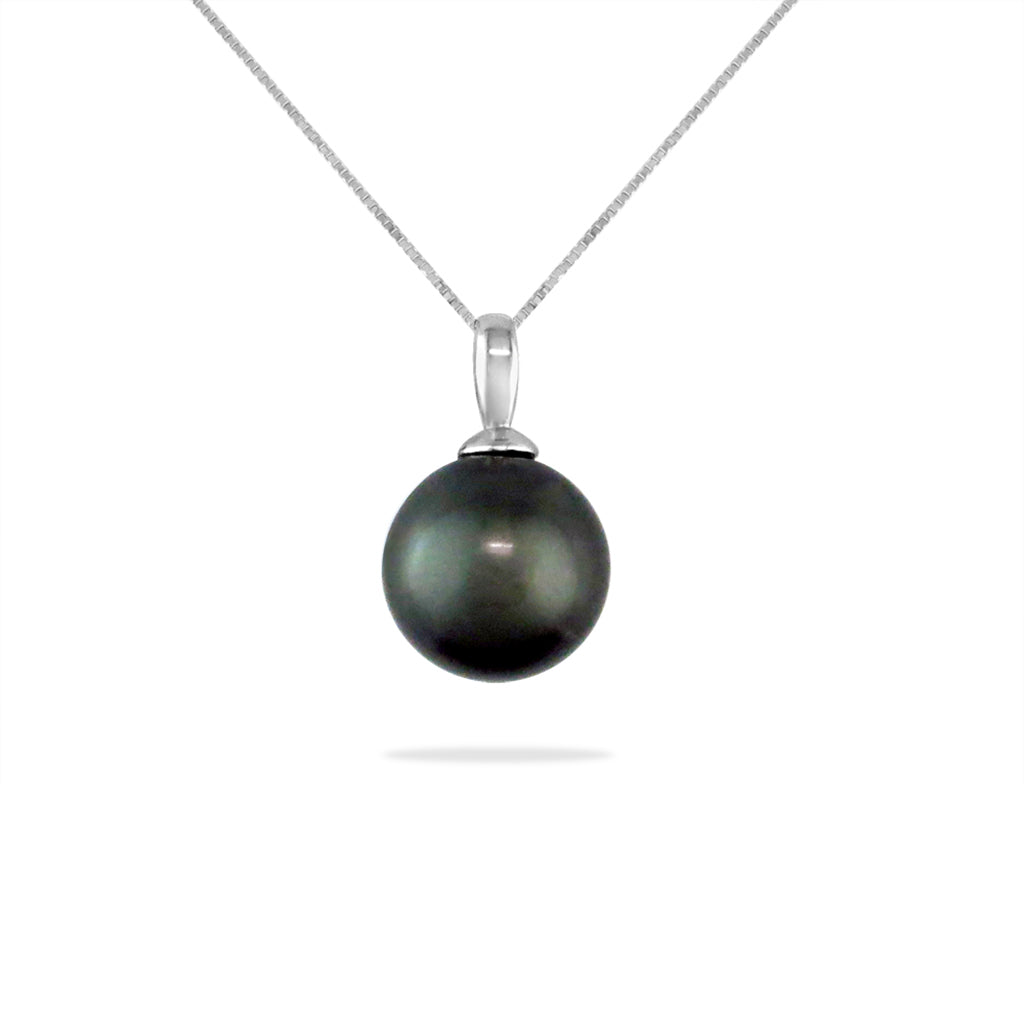 Tahitian black pearl on sale necklace