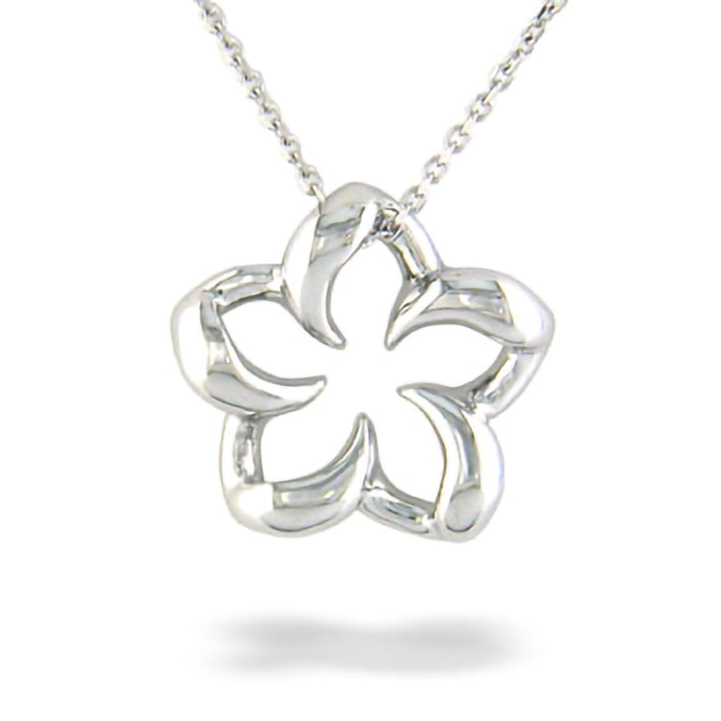 Na hoku floating plumeria shop necklace