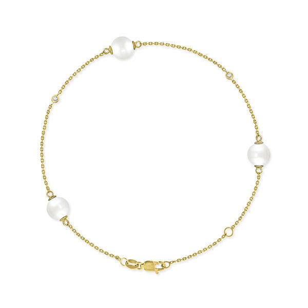 White Akoya Pearl Bracelet – Na Hoku