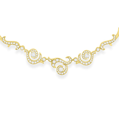 43370 - 14K Yellow Gold - Sea and Sky Necklace