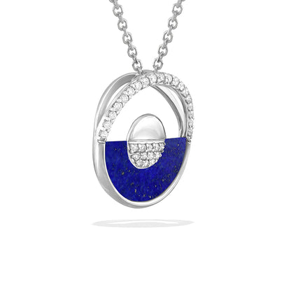 47542 - 14K White Gold - Horizon Pendant