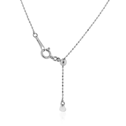 772094 - 14K White Gold - Sapphire Necklace