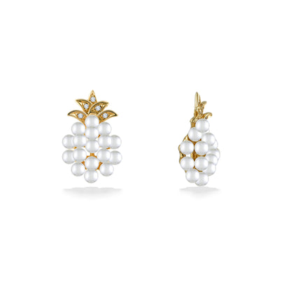 773091 - 14K Yellow Gold - Effy Pineapple Stud Earrings