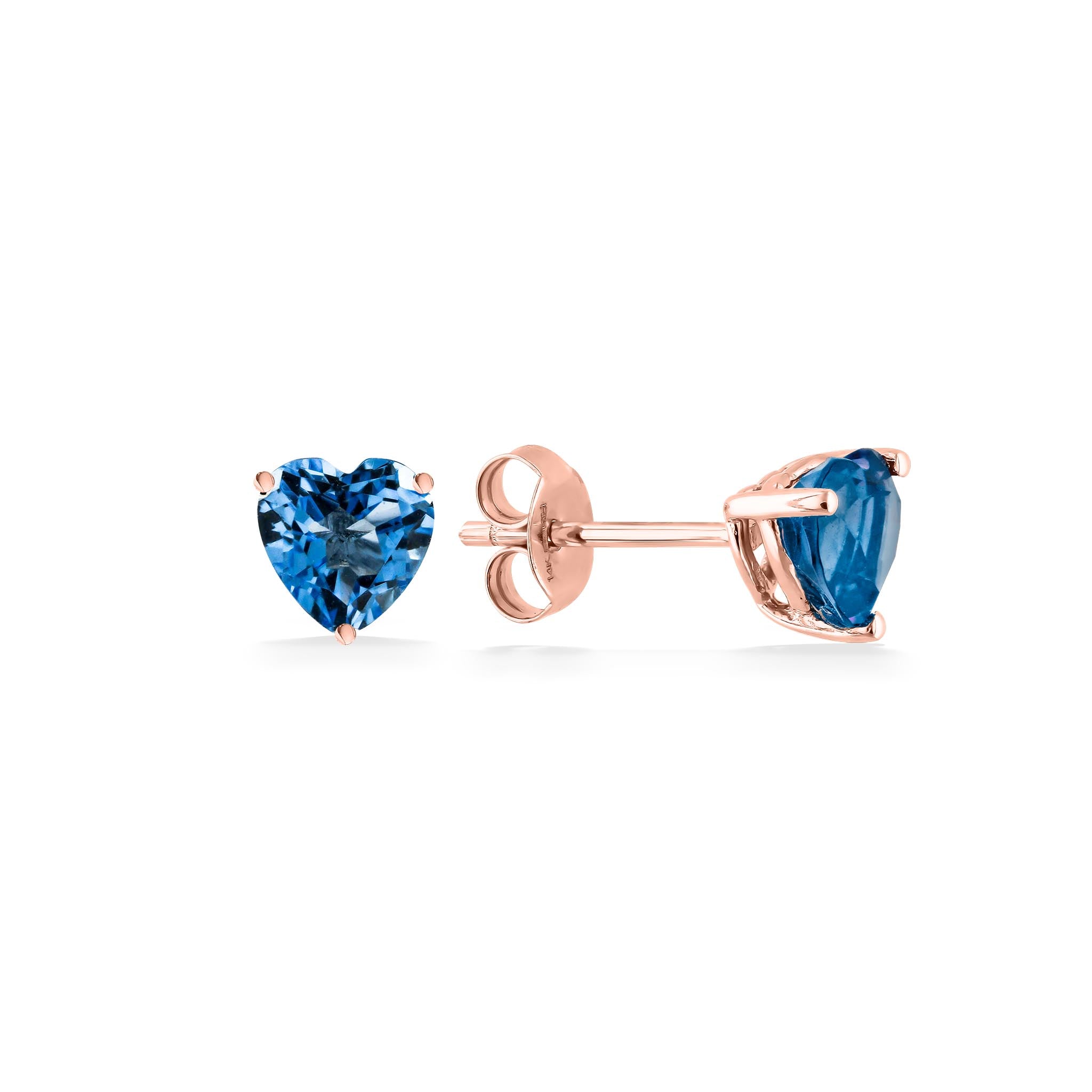 Heart Juice Blue hotsell Reverse Heart Earrings