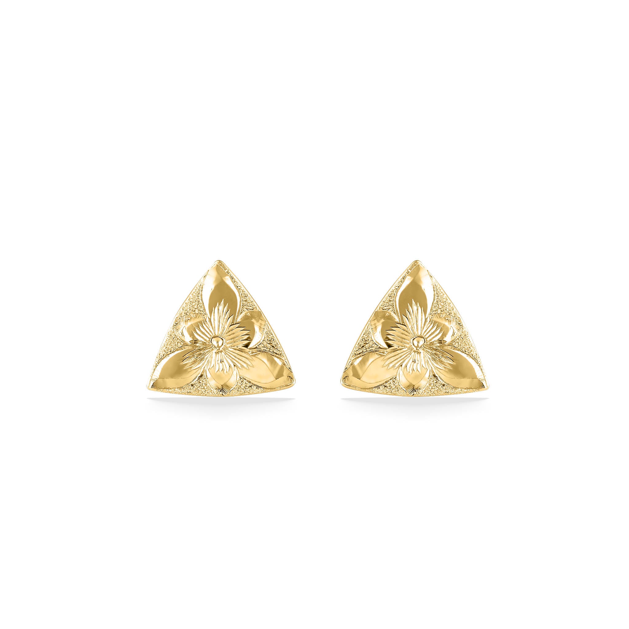 Silver Triangle Stud Earrings | LOVE2HAVE in the UK!